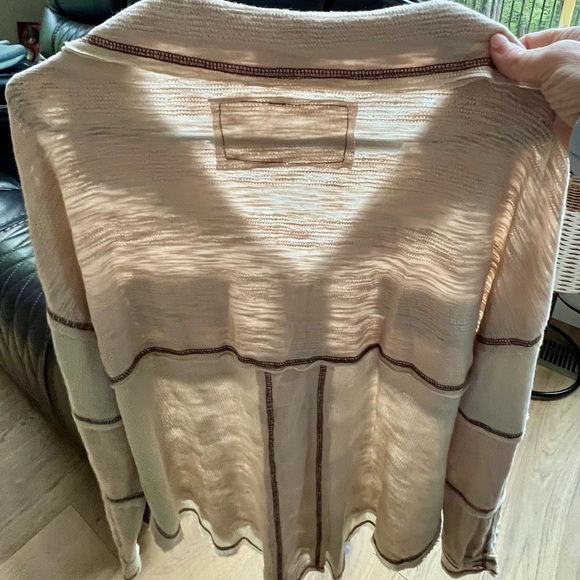 Pol tan size small shacket you can size down one. - Picture 3 of 4